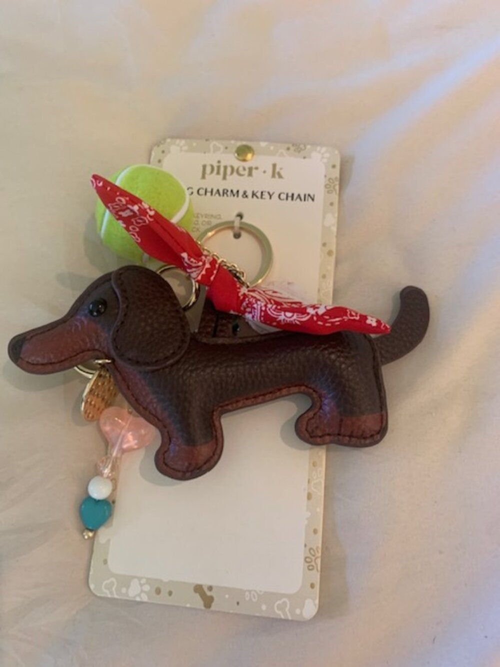 Piper K Dachshund Bag Charm/Keychain